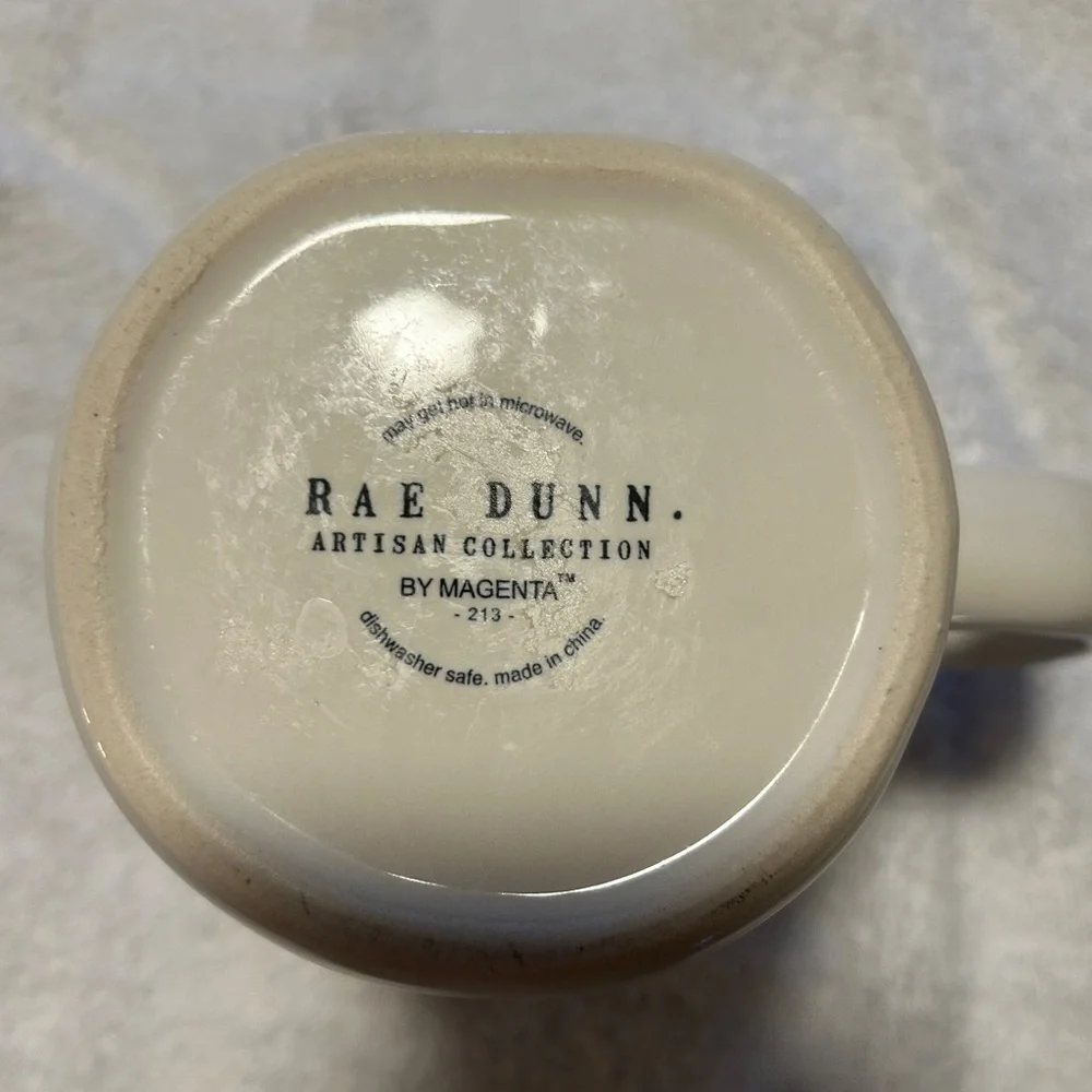 Rae Dunn White “SNOOZE” Mug